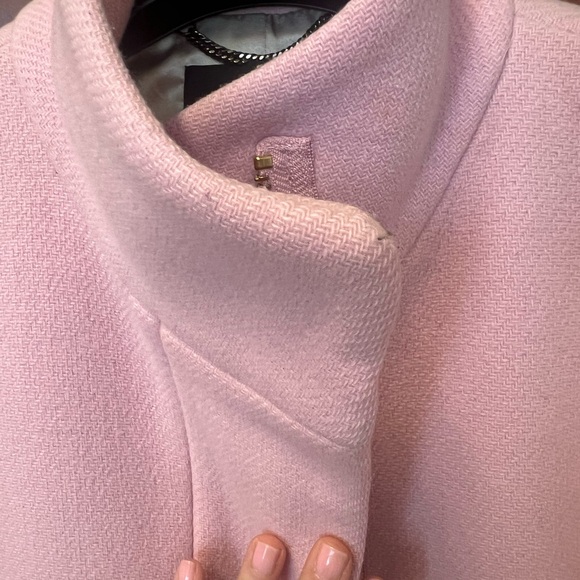 J Crew Cocoon Wool Blend Pink Coat - Size 2 - Picture 12 of 12
